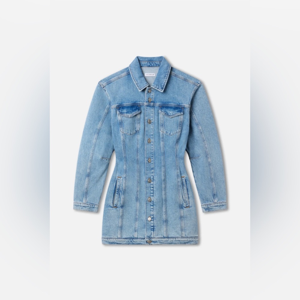 NWT GOOD AMERICAN DENIM DRESS - Picture 2 of 9
